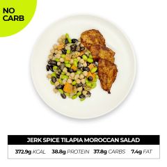 Jerk Spice Tilapia Moroccan Salad