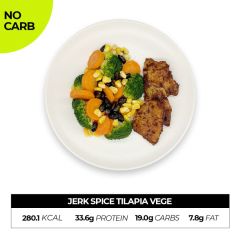 Jerk Spice Tilapia Vege