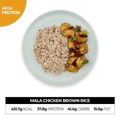 Mala Chicken Brown Rice