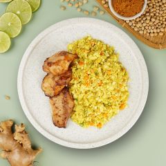 Miso Tilapia Curry Cauli Rice