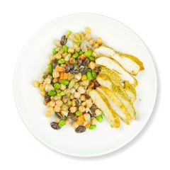 Pandan Chicken Moroccan Salad