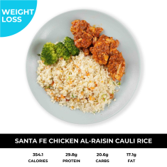 Santa Fe Chicken with Cauli Rice