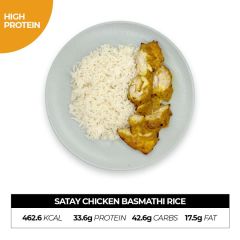 Satay Chicken Basmathi Rice