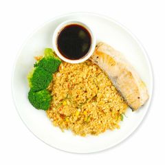 Teriyaki Salmon Tomyam Cauli Rice
