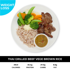 Thai Grilled Beef Vege Brown Rice