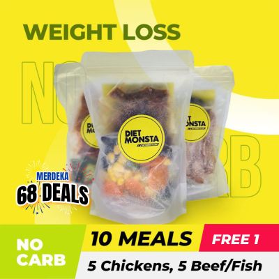 10+1 Meals No Carb ( 6 Chickens, 5 Beef/Fish )