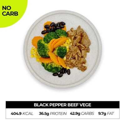 Black Pepper Beef Vege