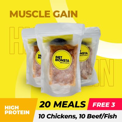 20+3 Meals Muscle Gain ( 13 Chickens, 10 Beef/Fish )