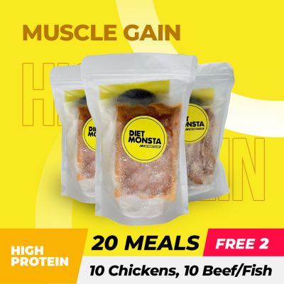 20+2 Meals Muscle Gain ( 12 Chickens, 10 Beef/Fish )