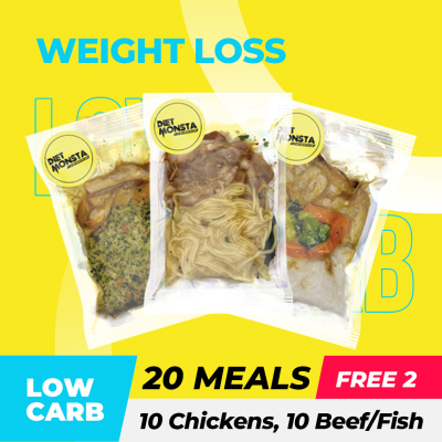 20+2 Meals Low Carb ( 12 Chickens, 10 Beef/Fish )