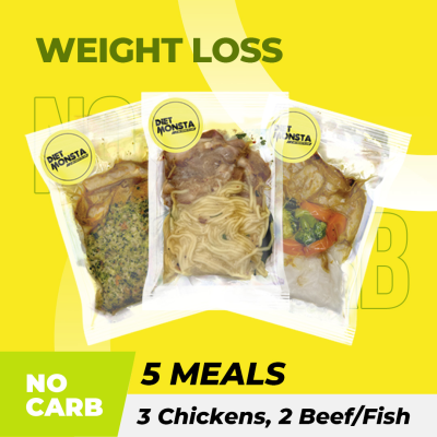 5 Meals No Carb (3 Chickens, 2 Beef/Fish)