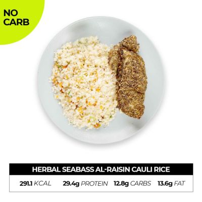 Herbal Seabass Mediterranean Cauli Rice
