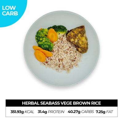 Herbal Seabass Vege Brown Rice