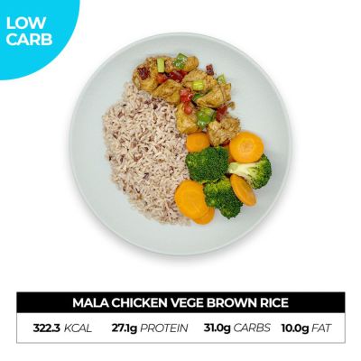 Mala Chicken Vege Brown Rice