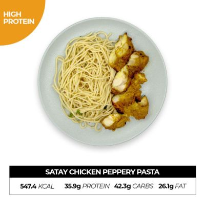 Satay Chicken Peppery Pasta