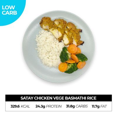 Satay Chicken Vege Basmathi Rice