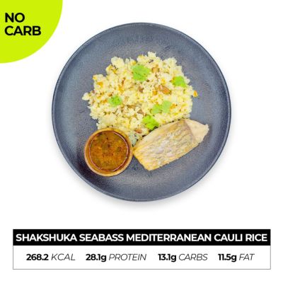 Shakshuka Seabass Mediterranean Cauli Rice