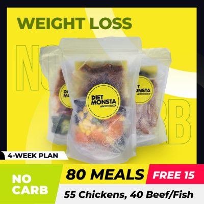 80+15 Meals No Carb (55 Chickens, 40 Beef/Fish)