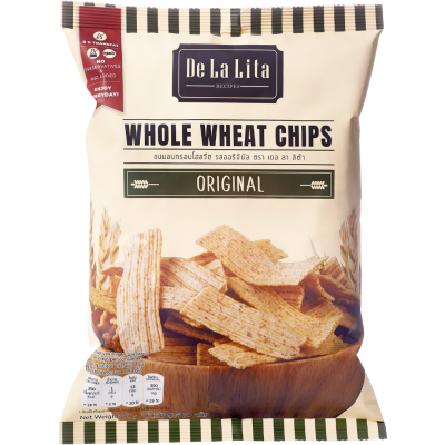 De La Lita - Whole Wheat Chips Original 70g