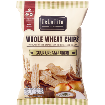 De La Lita - Whole Wheat Chips Sour Cream 30g